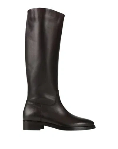 The Seller Woman Boot Dark Brown Size 11 Leather