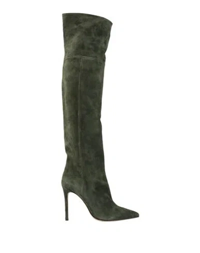 The Seller Woman Boot Dark Green Size 6.5 Leather