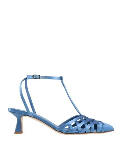 The Seller Woman Pumps Light Blue Size 8 Textile Fibers