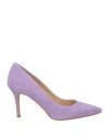 The Seller Woman Pumps Lilac Size 5 Leather In Purple
