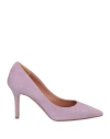 The Seller Woman Pumps Lilac Size 5 Leather In Purple