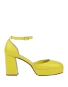 The Seller Woman Pumps Lime Green Size 6 Leather