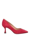 The Seller Woman Pumps Red Size 5 Soft Leather In Red