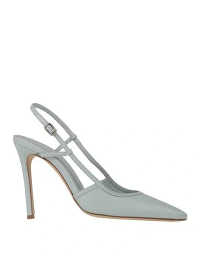 The Seller Woman Pumps Sky Blue Size 8 Leather