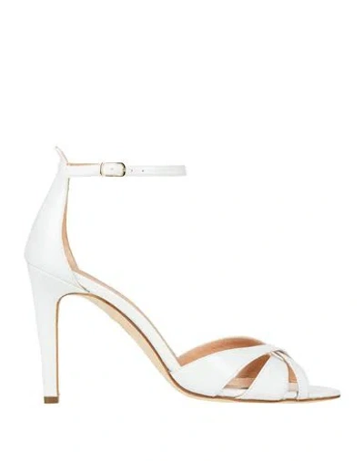 The Seller Woman Sandals White Size 9 Leather