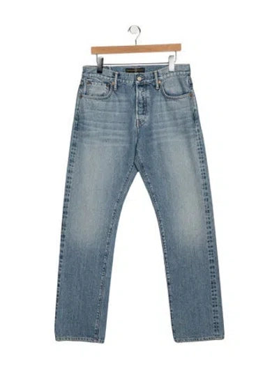 Pre-owned The Seven Continents Straight-leg Jeans In Blue