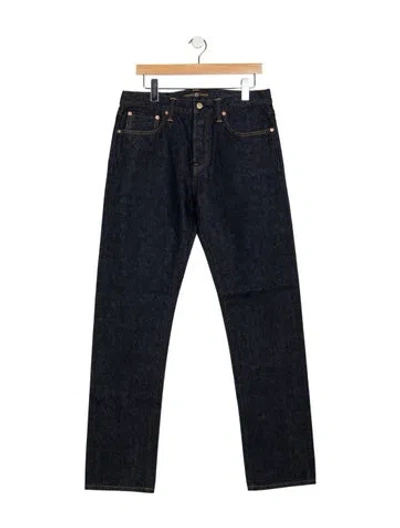 Pre-owned The Seven Continents Straight-leg Jeans In Blue