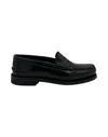 The Sharp Corner Mocha Sabot Shoe In Black