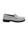 The Sharp Corner Mocha Sabot Shoe In White