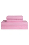 The Sheet Lab Regal Dreams 300 Thread Count Sateen Sheet Set. In Purple