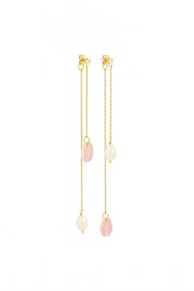 The Shell Dealer Women's Shellexir Earrings In Gold
