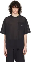 The Shepherd Undercover Black Appliqué T-shirt In Black