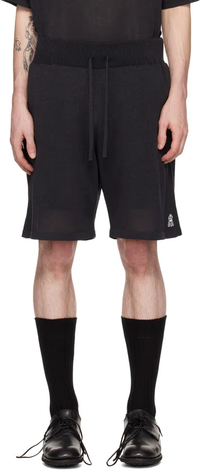 The Shepherd Undercover Black Belted Shorts