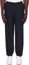 The Shepherd Undercover Black Drawstring Sweatpants In Black