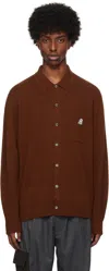 The Shepherd Undercover Brown Us2d4901 Cardigan In Brown