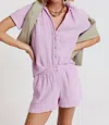 The Shirt Barry Short In Lilac Gauze