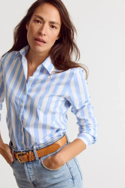 The Shirt By Rochelle Behrens The Boyfriend Shirt In Multi