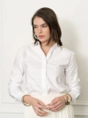 The Shirt By Rochelle Behrens The Boyfriend Shirt In White