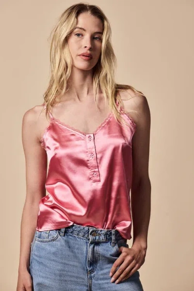 The Shirt By Rochelle Behrens The Cami Shirt In Pink