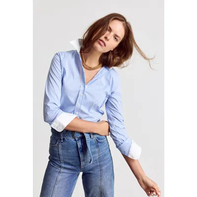 The Shirt By Rochelle Behrens The Icon Shirt In Blue