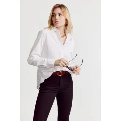 The Shirt By Rochelle Behrens The Icon Shirt In White