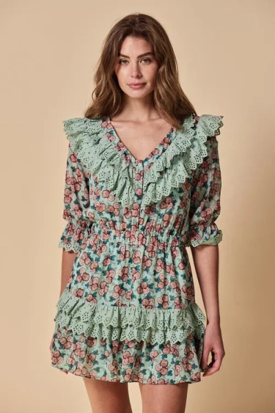 The Shirt By Rochelle Behrens The Nicky Dress In Green