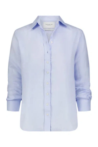 The Shirt By Rochelle Behrens The Washed Linen Shirt In Gold