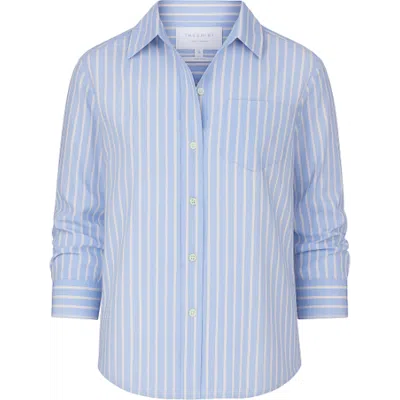 The Shirt By Rochelle Behrens The Washed Linen Shirt In Green