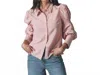 The Shirt Dara Shirt Top In Pink Berry In Multi