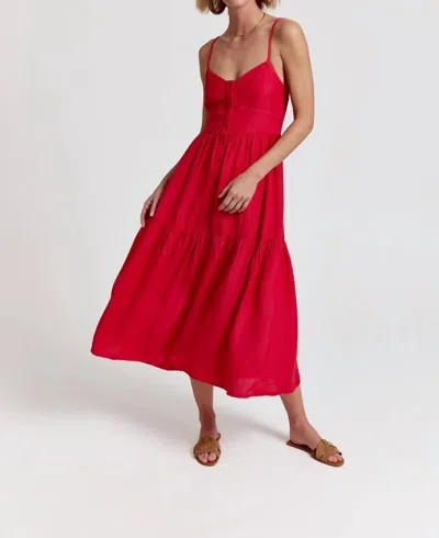 The Shirt Leora Dress In Cherry