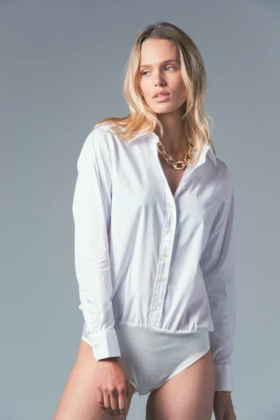 The Shirt The Bodysuit In White