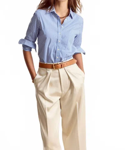 The Shirt The Boyfriend Shirt In Blue Stripe