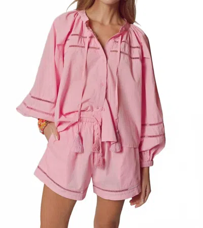 The Shirt The Hannah Short In Pink