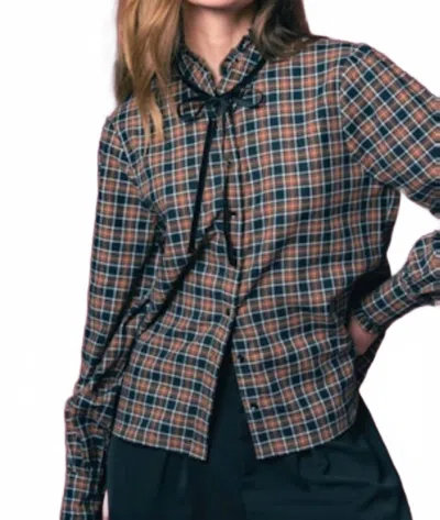 The Shirt The Joss Shirt In Brown Plaid In Multi