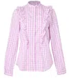 THE SHIRT THE KIMBERLY SHIRT IN LAVENDER CHECK