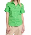 The Shirt The Short Sleeve Shirt In Kelly Green In Green