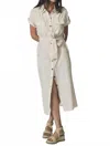 The Shirt Whitney Midi Dress In Ecru In Neutral