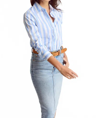 The Shirt Wide The Boyfriend Shirt In Sky Blue