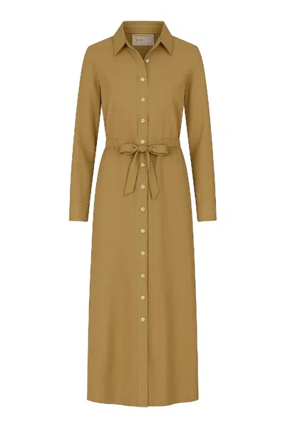 The Shirt Women's Girafa Midi Dress In Beige In Blue