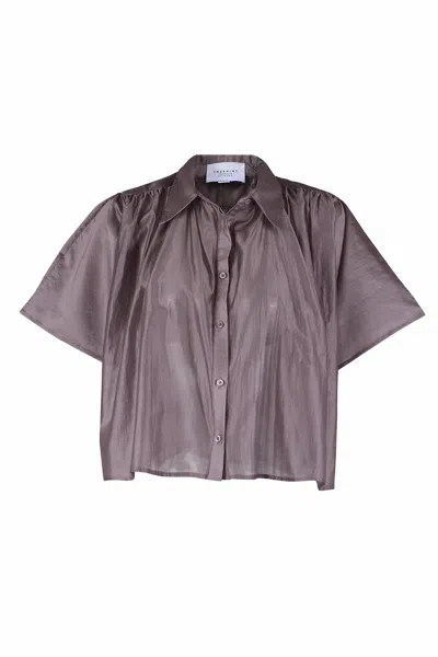 The Shirt Women's Hayden Shirt In Slate Purple