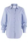 The Shirt Women's Pia Shirt In Light Blue Lurex