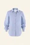 The Shirt Women's Pia Shirt In Light Blue Lurex