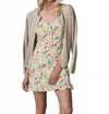 The Shirt Women's Sienna Dress In White In Multi