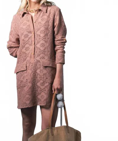 The Shirt Women's The Raya Dress In Mocha Mousse In Pink