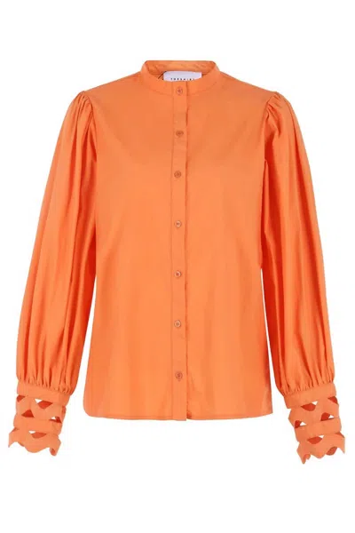 The Shirt Women's Veronica Shirt In Apricot In Beige