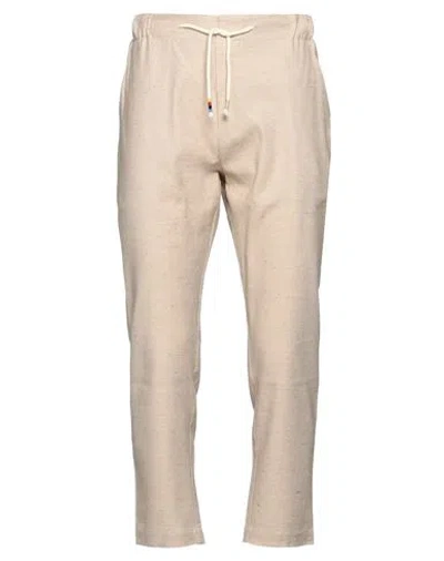 The Silted Company Man Pants Beige Size M Cotton, Linen