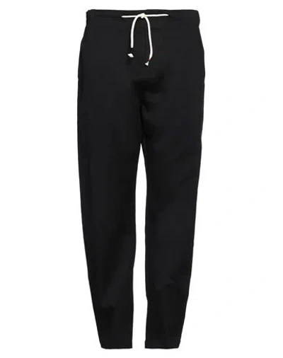 The Silted Company Man Pants Black Size Xl Cotton, Elastane