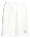 The Silted Company Man Shorts & Bermuda Shorts White Size M Cotton In White