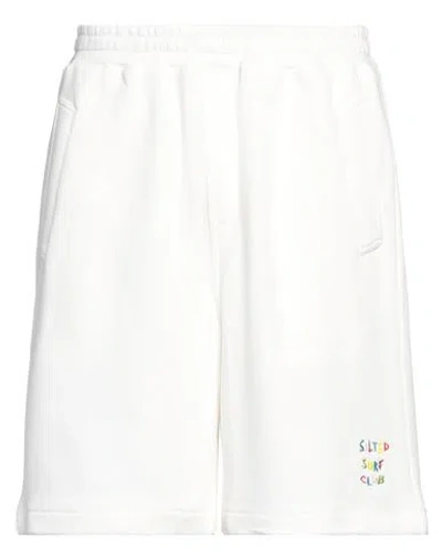 The Silted Company Man Shorts & Bermuda Shorts White Size L Cotton