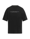 The Silted Company Man T-shirt Black Size L Cotton, Elastane In Black